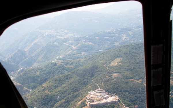 KFOR’s Space Cowboys from Croatia take flight over Kosovo