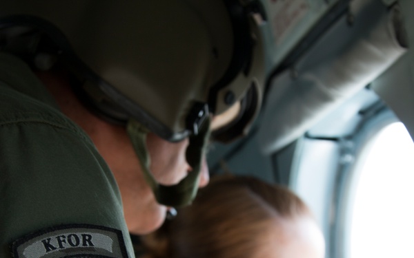 KFOR’s Space Cowboys from Croatia take flight over Kosovo