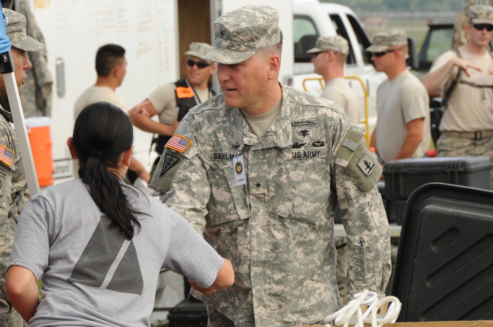 Nebraska leadership visits PATRIOT Exercise 2015