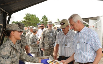 Nebraska leadership visits Soldiers and Airmen during PATRIOT Exercise 2015