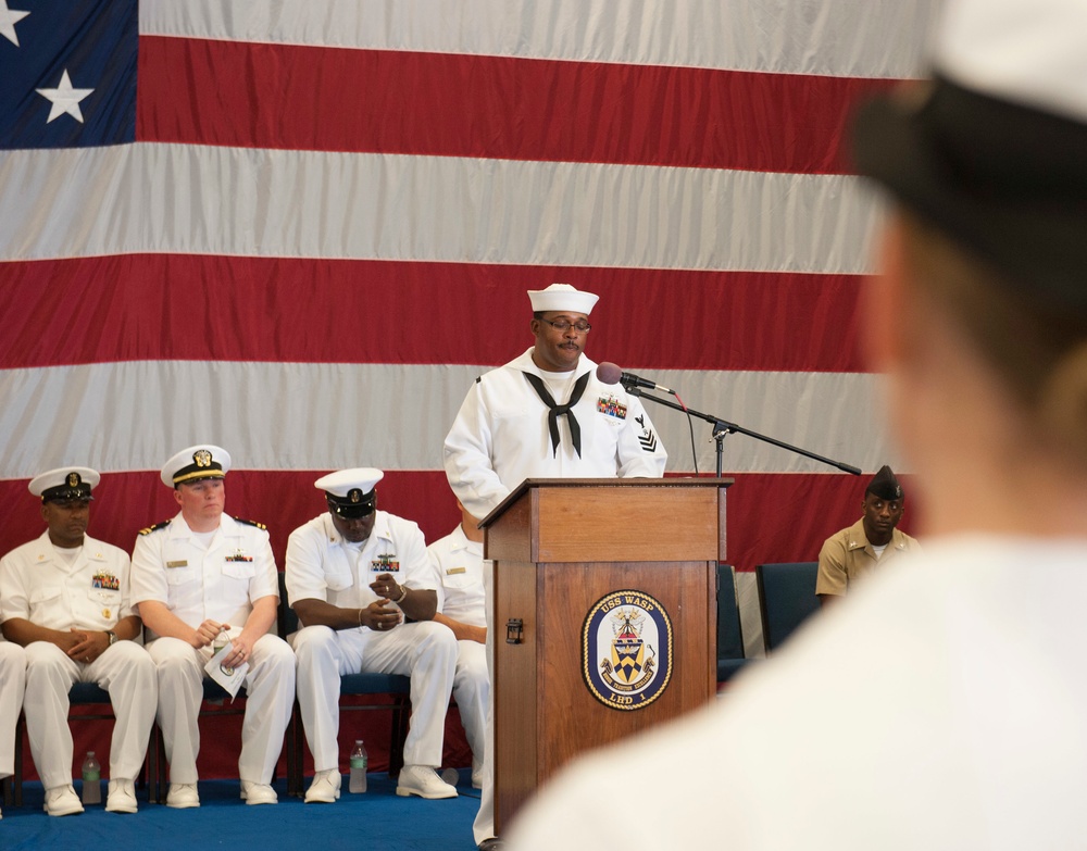 Sailor killed in Chattanooga remembered aboard USS Wasp