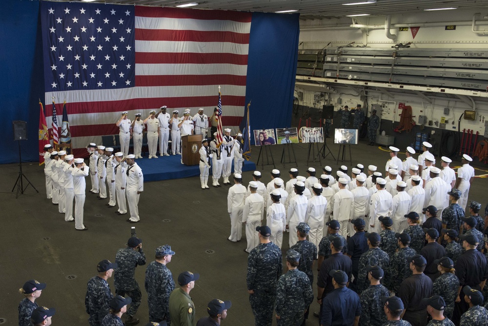 Sailor killed in Chattanooga remembered aboard USS Wasp