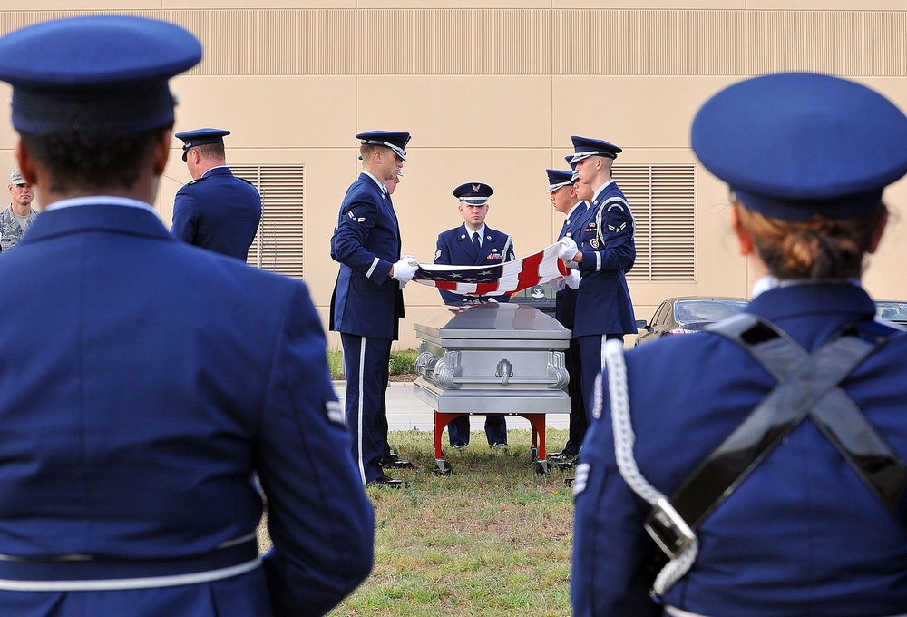 Chaplain candidates funeral rehearsal observance
