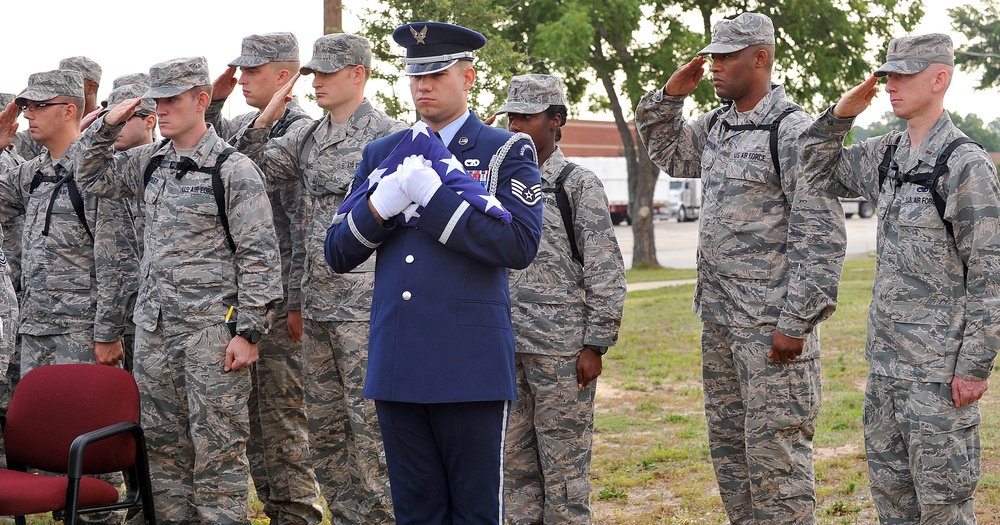 Chaplain candidates funeral rehearsal observance