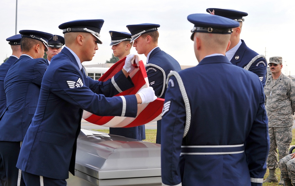 Chaplain candidates funeral rehearsal observance