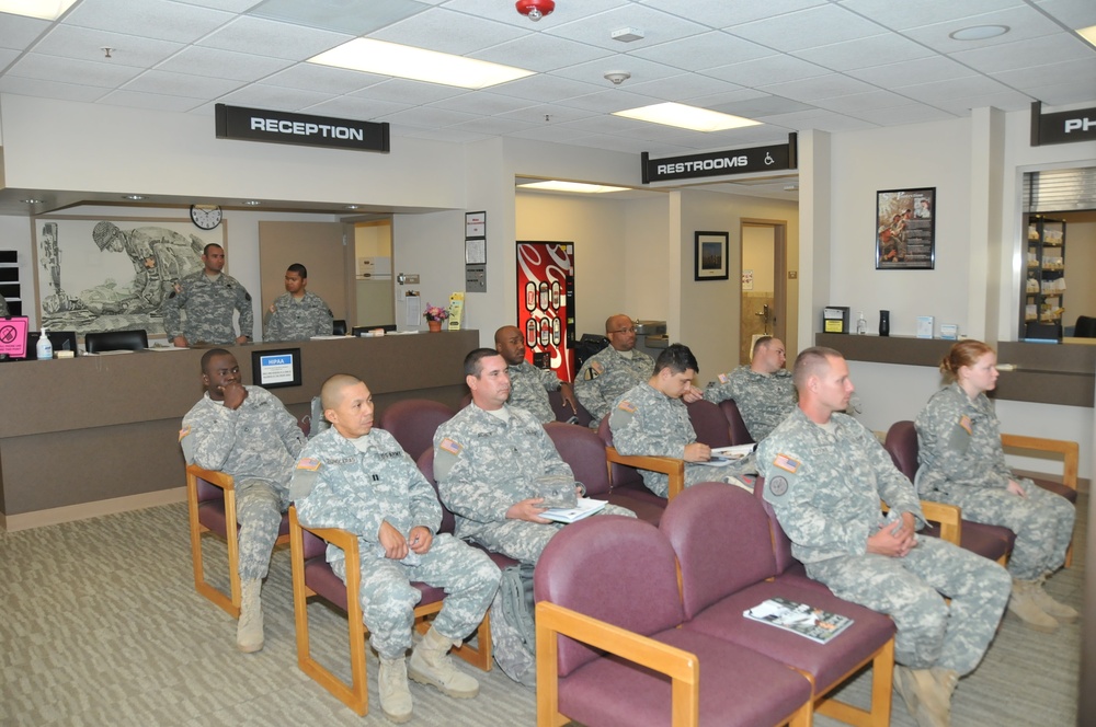 7214th Medical Support Unit support Reserve Soldiers during WAREX
