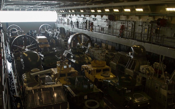 U.S. Navy hover crafts transport more than 2,000 tons from shore-to-ship