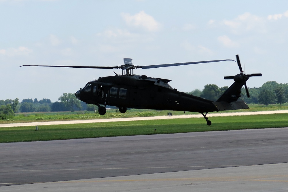 UH-60 Black Hawk takes off during PATRIOT