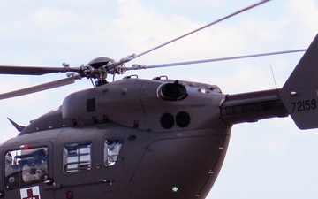 UH-72 takes off from Volk Field