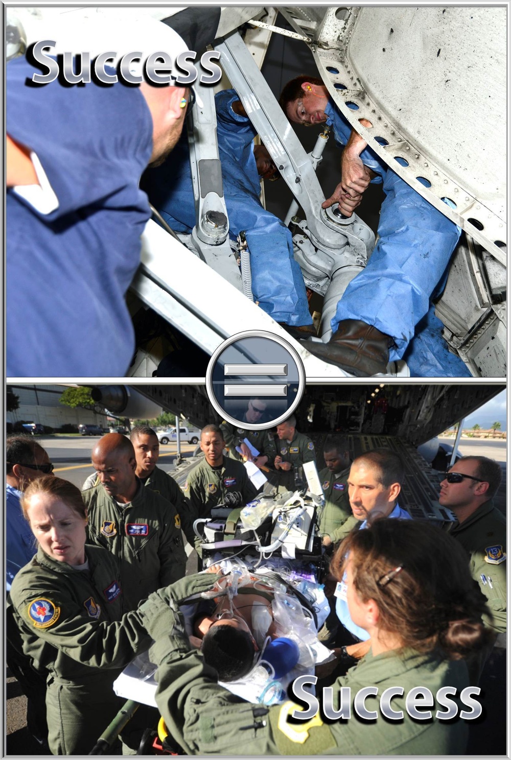 Success = Success C-17 Medical Evacuation