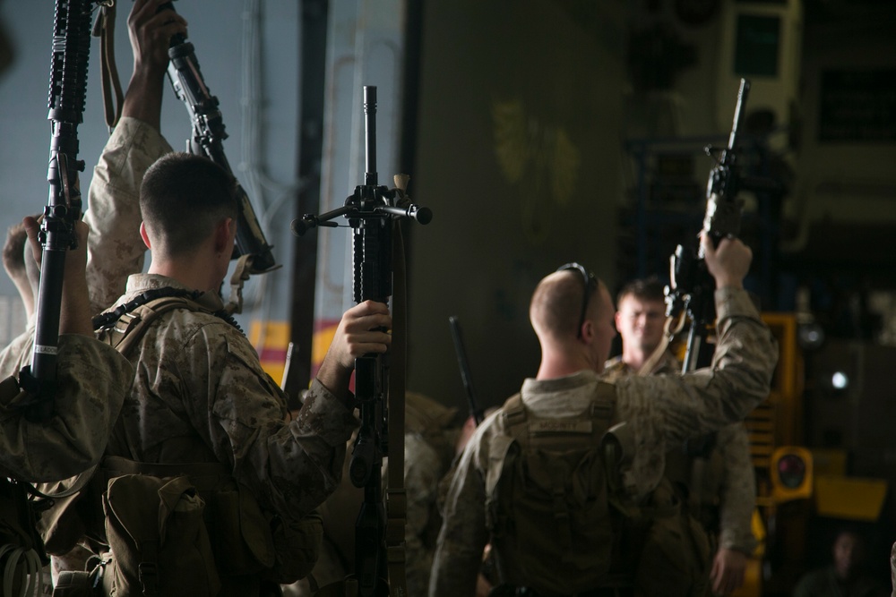 U.S. Marines prepare at a moment’s notice