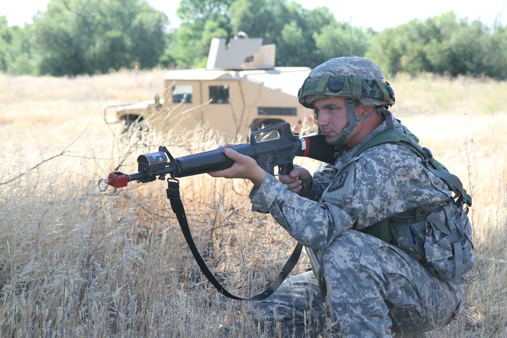340th Chemical Battalion performing route recon 340th Chemical Battalion performing route recon