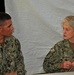 Rear Adm. Katherine Gregory visits NMCB 133 Seabees during FTX