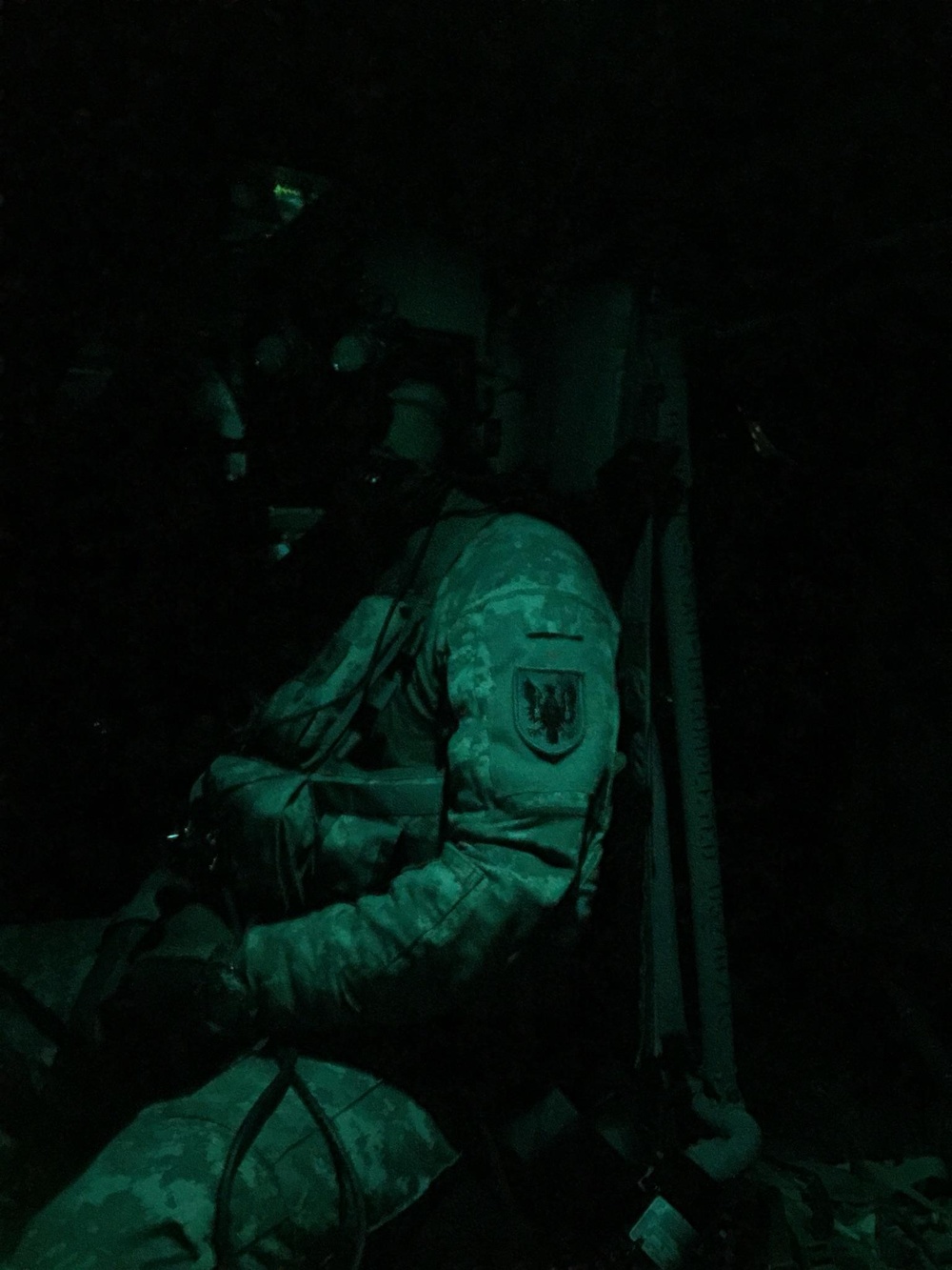 8-229th AHB 'Flying Tigers' conduct night aerial gunnery