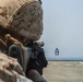 U.S. Marines combat marksmanship at sea