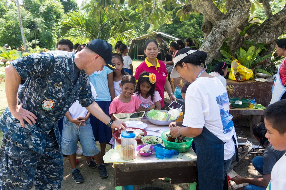 Capt. Chris Engdahl, mission commander for PP15, visits engineering sites
