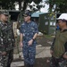 Capt. Chris Engdahl, mission commander for PP15, visits engineering sites