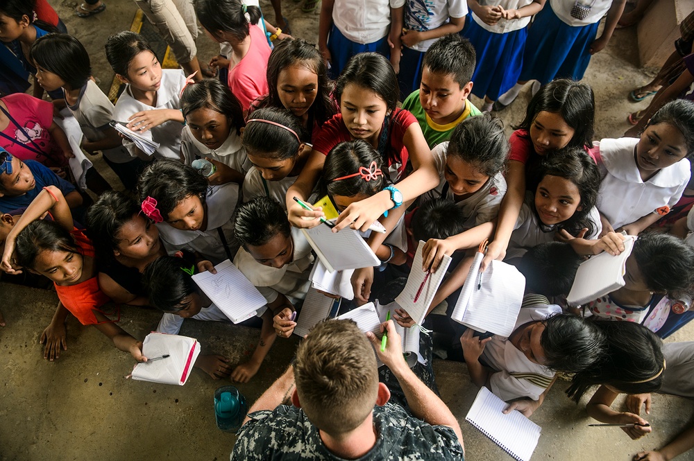 PP15 Band performs at Dao Elementary School