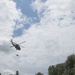 Soldiers hoist floating litters