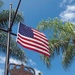 American flag flies at half-staff