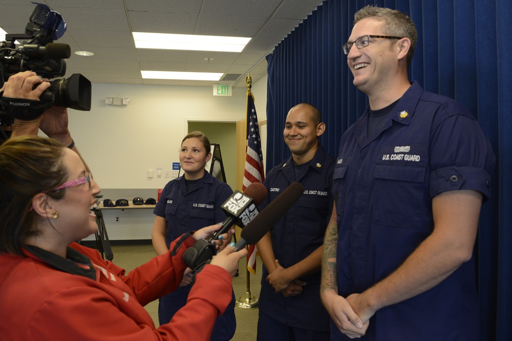 Meeks receive Coast Guard Meritorious Public Service award