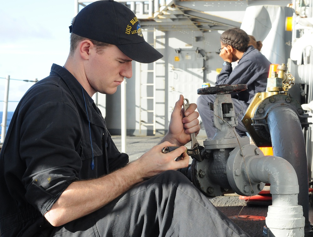 USS Blue Ridge operations