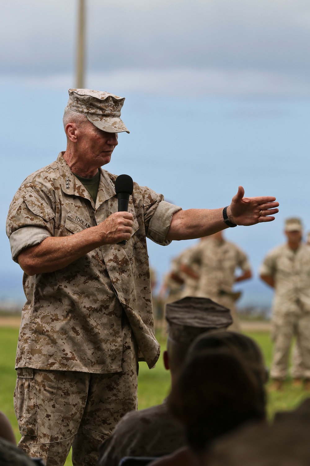 Marine Corps Forces, Pacific Headquarters and Service Battalion Change of Command