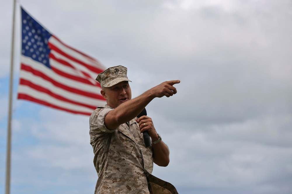 Marine Corps Forces, Pacific Headquarters and Service Battalion Change of Command