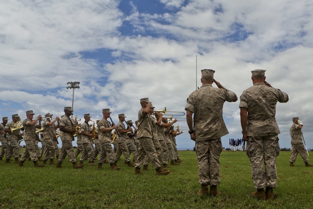 Marine Corps Forces, Pacific Headquarters and Service Battalion Change of Command