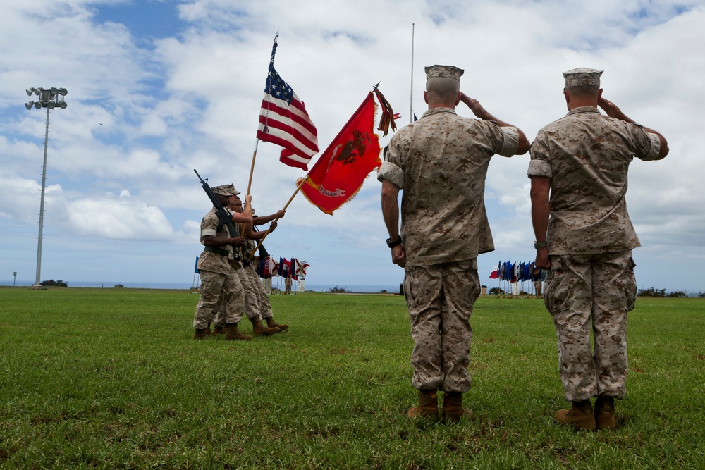 Marine Corps Forces, Pacific Headquarters and Service Battalion Change of Command