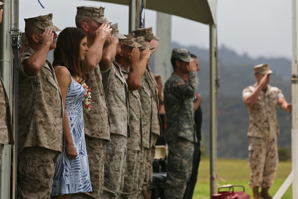 Marine Corps Forces, Pacific Headquarters and Service Battalion Change of Command