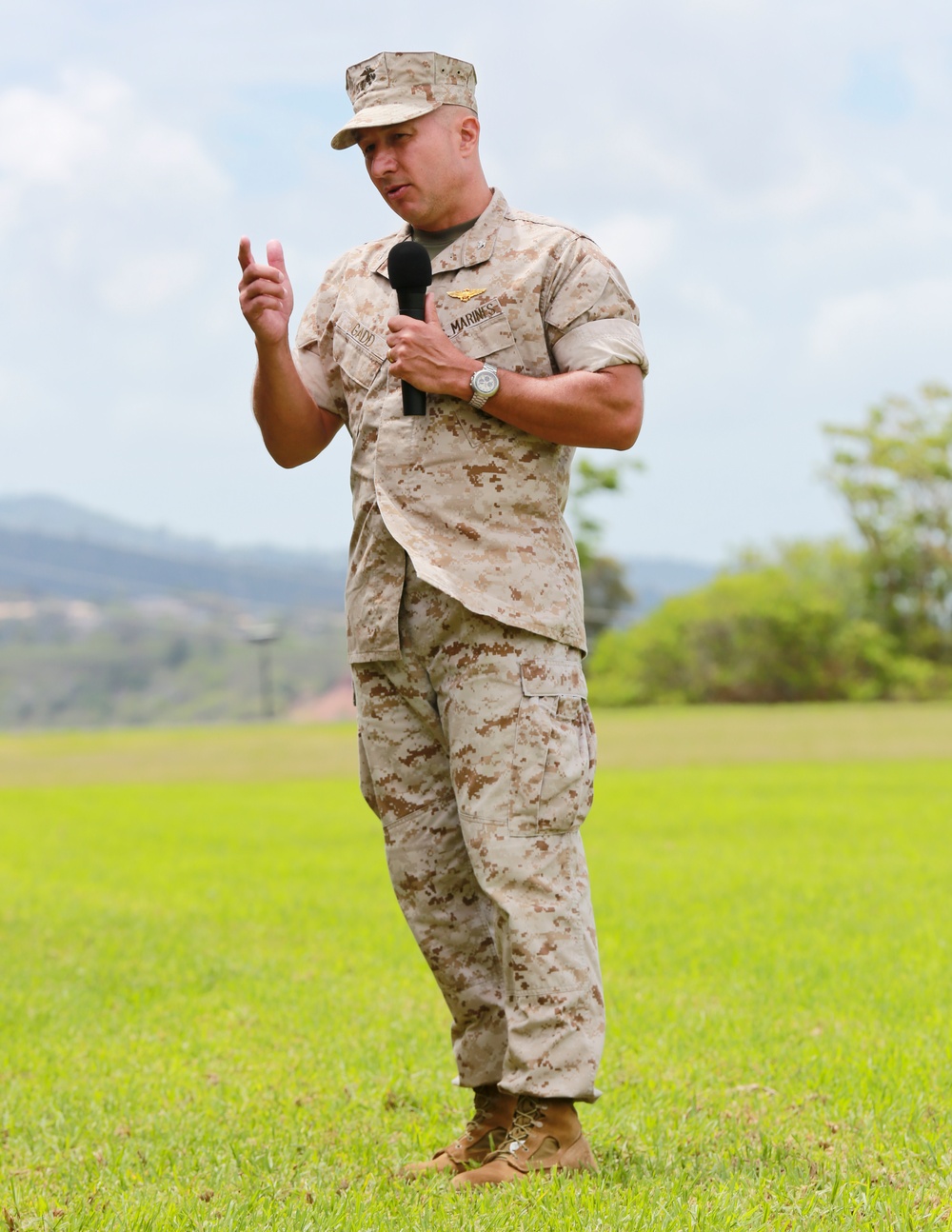 Marine Corps Forces, Pacific Headquarters and Service Battalion Change of Command