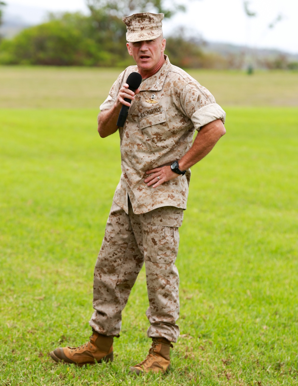 Marine Corps Forces, Pacific Headquarters and Service Battalion Change of Command