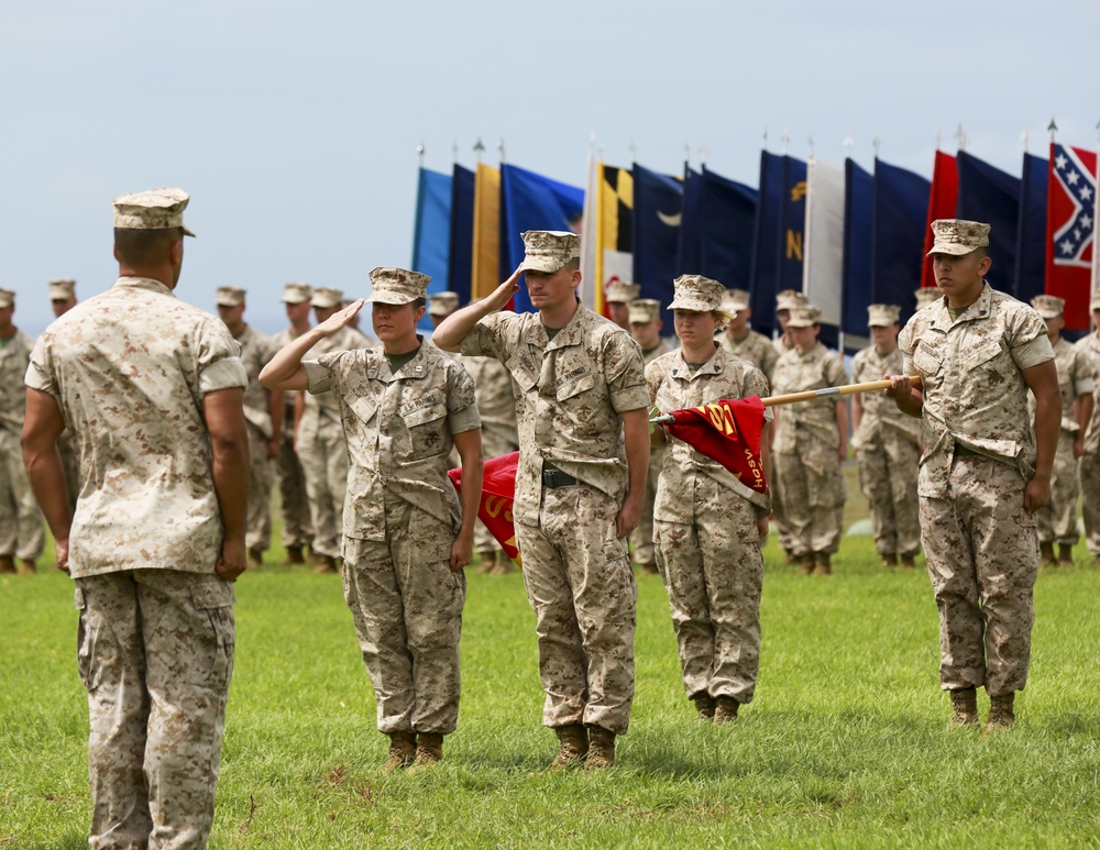 Marine Corps Forces, Pacific Headquarters and Service Battalion Change of Command