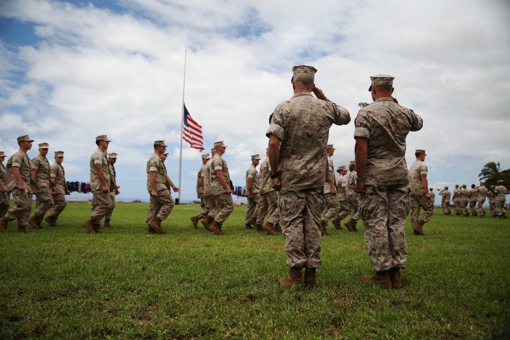 MARFORPAC Headquarters &amp; Service Bn welcomes Col Gadd as CO