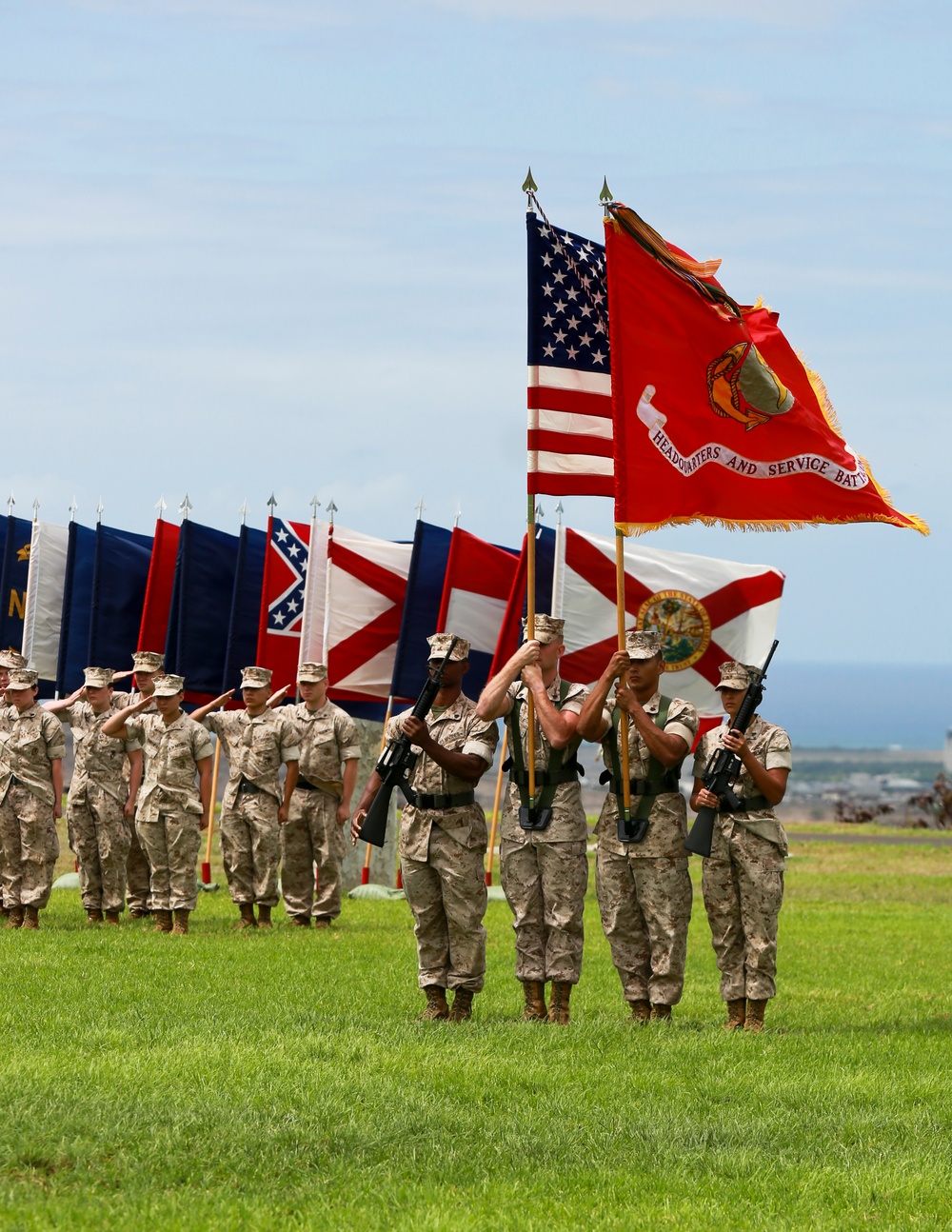 Marine Corps Forces, Pacific Headquarters and Service Battalion Change of Command