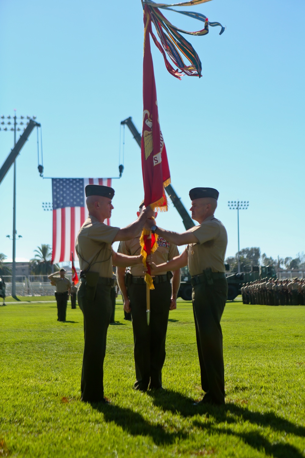 1st Marine Logistics Group Change of Command
