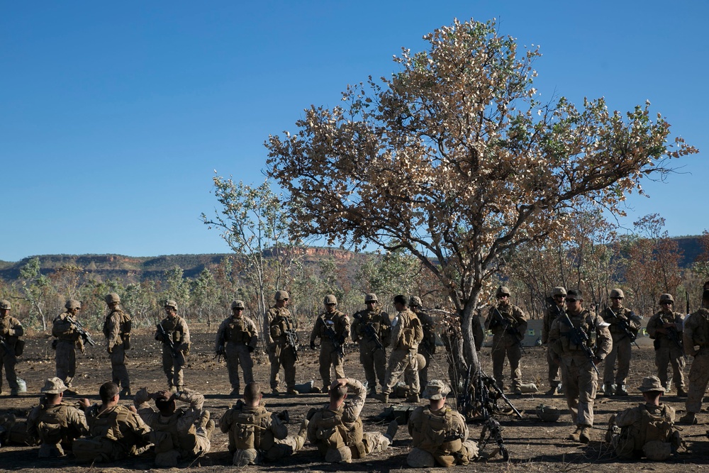 Marines conduct live-fire ranges as part of Talisman Sabre