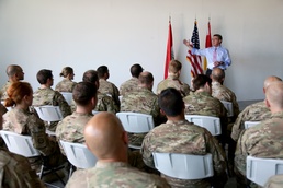 Secretary of defense visits troops in Iraq