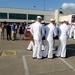 Plane-side honors for Petty Officer Randall Smith