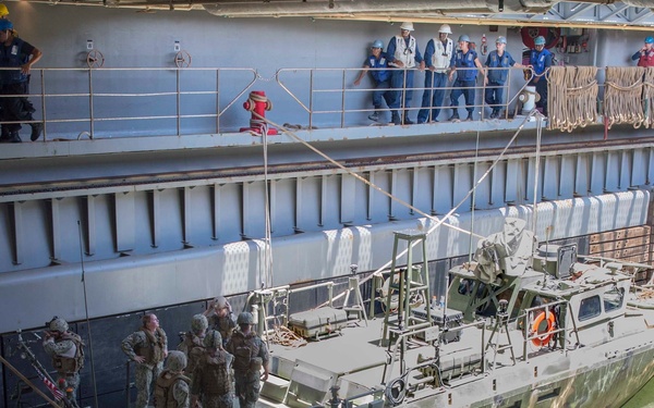 USS Germantown embarks RCB boat