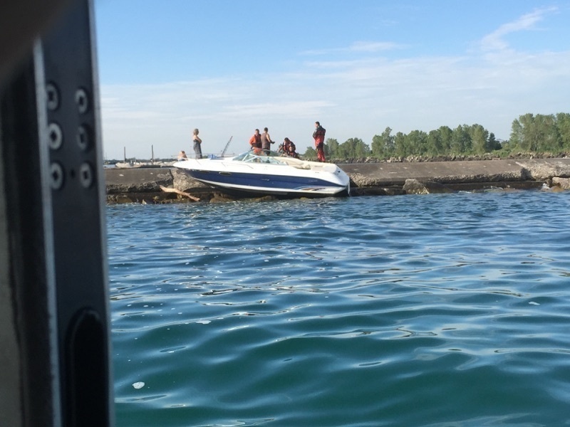 Coast Guard reminding boaters of safety measures after recreational boat hits breakwall near Calumet Harbor in Chicago