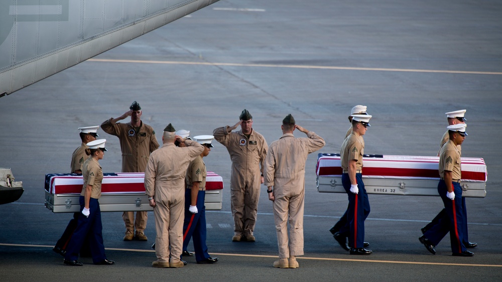 Tarawa Marines Return Home after 70 Years