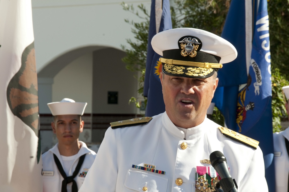 US Naval Hospital Rota change of command ceremony