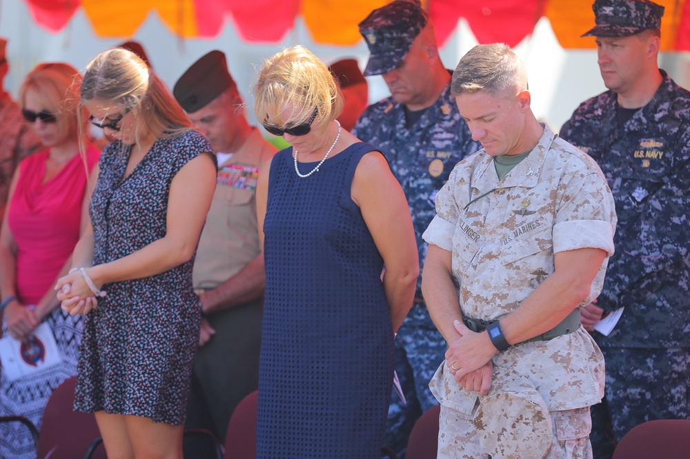 11th Marine Expeditionary Unit Change of Command Ceremony