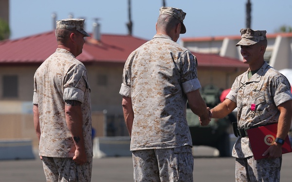 11th Marine Expeditionary Unit Change of Command Ceremony