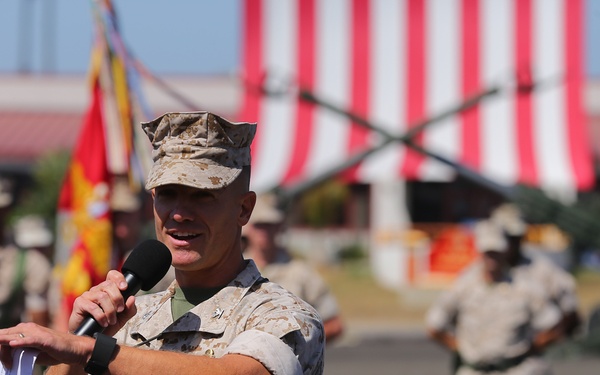 11th Marine Expeditionary Unit Change of Command Ceremony