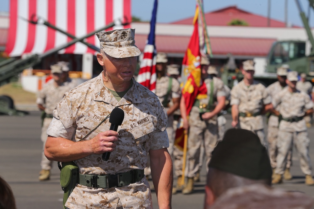 11th Marine Expeditionary Unit Change of Command Ceremony