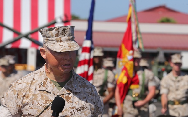 11th Marine Expeditionary Unit Change of Command Ceremony