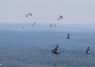 Kiowa Warriors fly over North Country